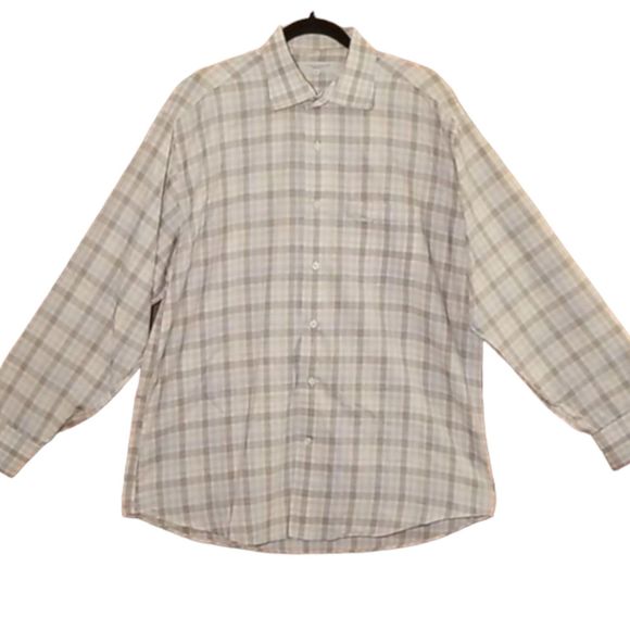 Alex Cannon Plaid Button Down Shirt Men's Size XL - Picture 2 of 9